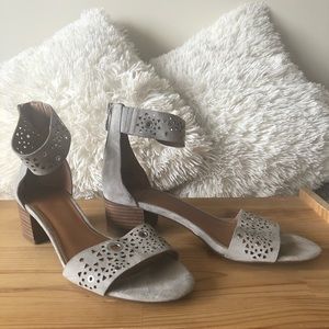 Franco Sarto sandals genuine suede